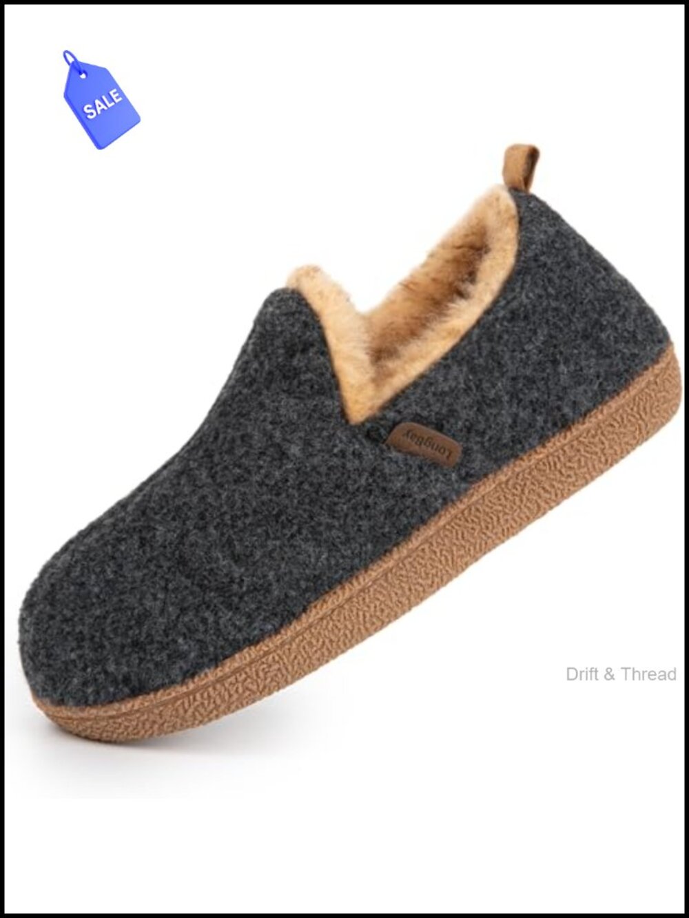 Felt Bootie Slippers Warm Winter Cozy House Shoes Memory Foam
